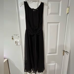 Women’s Large Black Simply Vera Vera Wang Dress with Tie